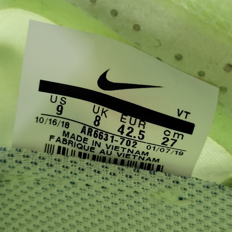 【中古品】【メンズ】 NIKE ナイキ AIR VAPORMAX 2019 AR6631-702 エア ヴェイパーマックス 2019 スニーカー シューズ 靴 160-250803-as-04-izu サイズ：27cm カラー：BARELY VOLT/BLACK-BARELY GREY 万代Net店