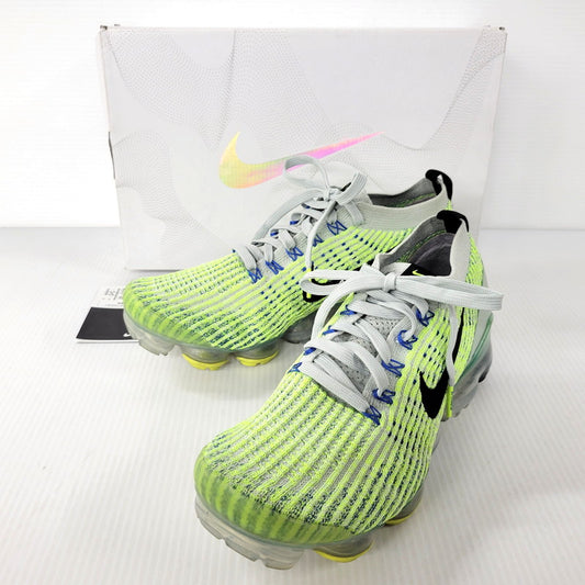 【中古品】【メンズ】 NIKE ナイキ AIR VAPORMAX FLYKNIT 3 AJ6900-005 エア ヴェイパーマックス フライニット 3 スニーカー シューズ 靴 160-250803-as-09-izu サイズ：27cm カラー：LIGHT SILVER/BLACK-VOLT GLOW 万代Net店