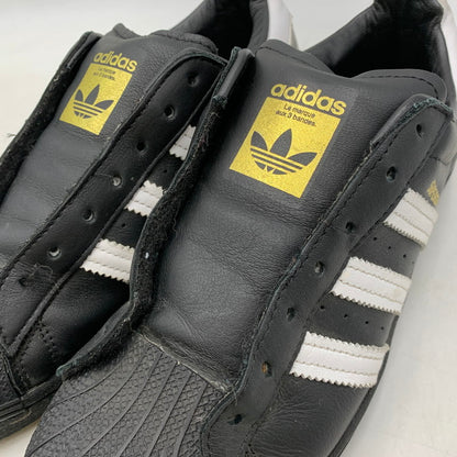 【中古品】【メンズ/レディース】 adidas アディダス FV3018 SUPER STAR スーパースター LACELESS レースレス スニーカー シューズ 靴 161-250808-ya-05-izu サイズ：26cm カラー：Black/White 万代Net店