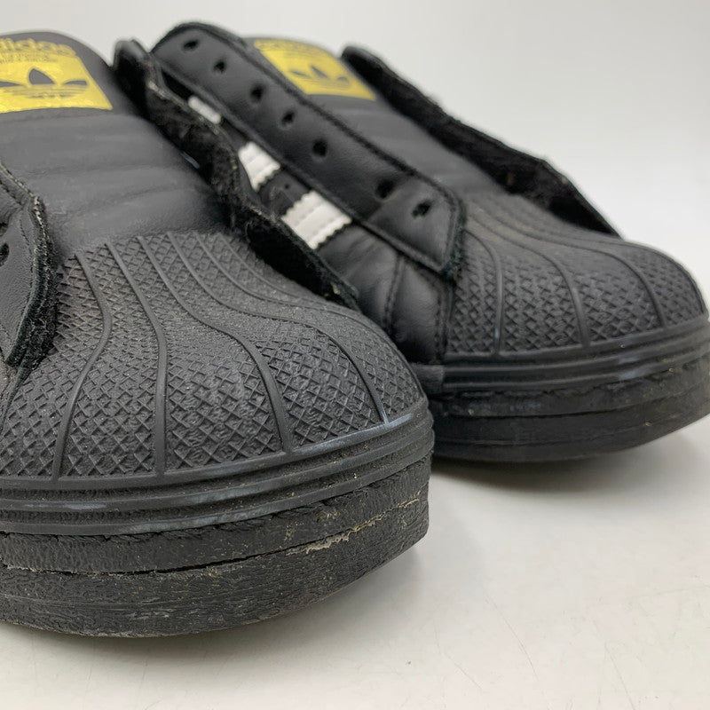 【中古品】【メンズ/レディース】 adidas アディダス FV3018 SUPER STAR スーパースター LACELESS レースレス スニーカー シューズ 靴 161-250808-ya-05-izu サイズ：26cm カラー：Black/White 万代Net店