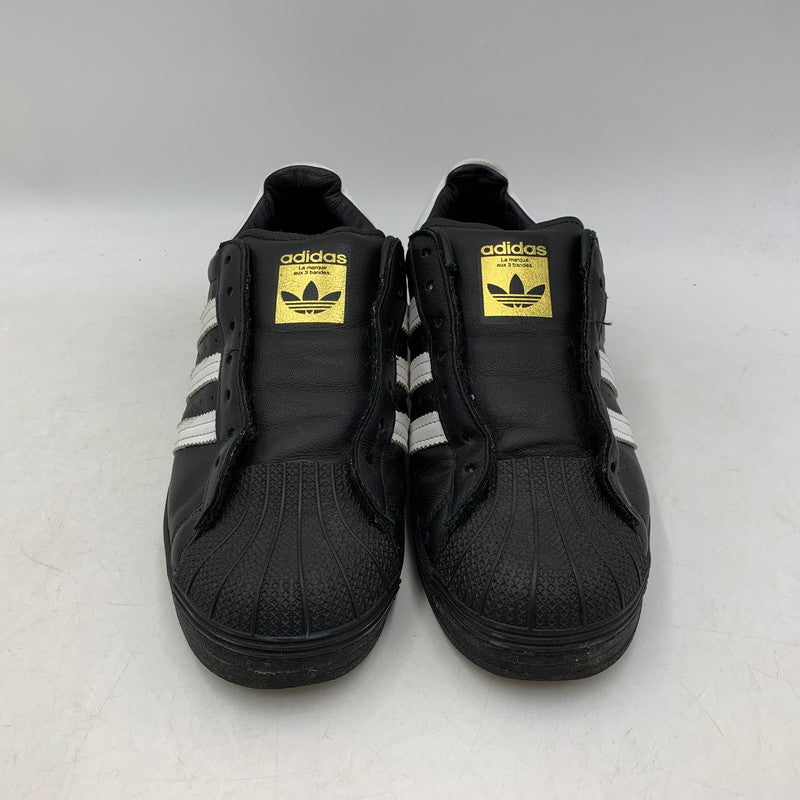 【中古品】【メンズ/レディース】 adidas アディダス FV3018 SUPER STAR スーパースター LACELESS レースレス スニーカー シューズ 靴 161-250808-ya-05-izu サイズ：26cm カラー：Black/White 万代Net店