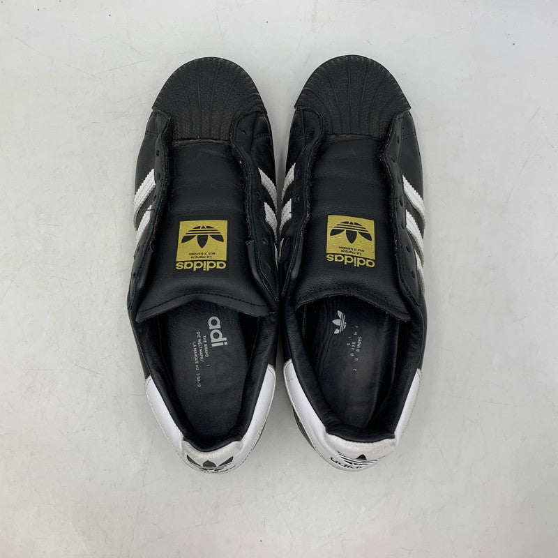 【中古品】【メンズ/レディース】 adidas アディダス FV3018 SUPER STAR スーパースター LACELESS レースレス スニーカー シューズ 靴 161-250808-ya-05-izu サイズ：26cm カラー：Black/White 万代Net店