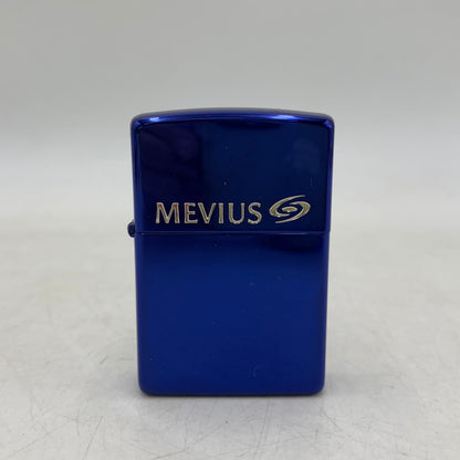 【中古品】【メンズ/レディース】 ZIPPO ジッポ MEVIUS 10TH ANNIVERSARY メビウス 10周年 アニバーサリー OIL LIGHTER オイルライター 喫煙具 206-250808-ya-03-izu カラー：メタリックブルー 万代Net店