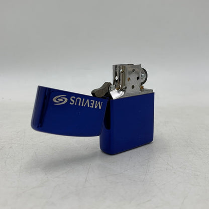 【中古品】【メンズ/レディース】 ZIPPO ジッポ MEVIUS 10TH ANNIVERSARY メビウス 10周年 アニバーサリー OIL LIGHTER オイルライター 喫煙具 206-250808-ya-03-izu カラー：メタリックブルー 万代Net店