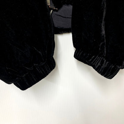 【中古品】【メンズ】 Emporio Armani エンポリオ・アルマーニ B1R380 イタリア製 EMBROIDERED HOODED BLOUSON フーディ アウター 141-250803-rk-08-izu サイズ：01 カラー：ブラック 万代Net店