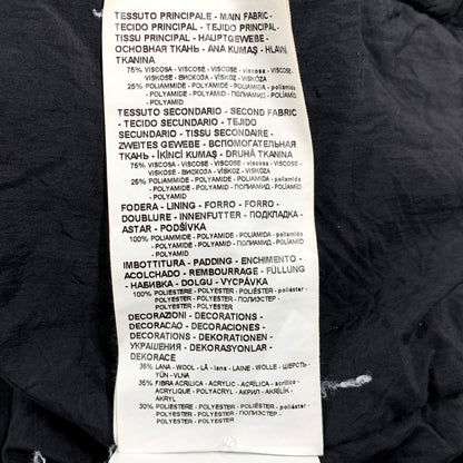 【中古品】【メンズ】 Emporio Armani エンポリオ・アルマーニ B1R380 イタリア製 EMBROIDERED HOODED BLOUSON フーディ アウター 141-250803-rk-08-izu サイズ：01 カラー：ブラック 万代Net店