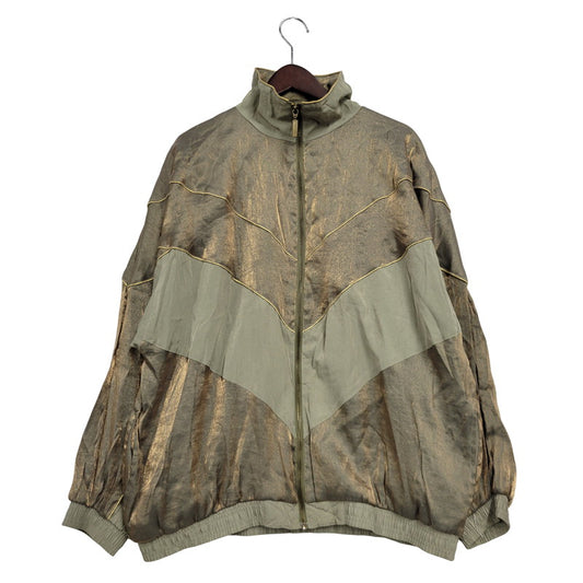 【中古品】【メンズ】 JANEVE RAYON TRACK JACKET レーヨン トラックジャケット 146-250806-as-23-izu サイズ：XL カラー：グリーン系 万代Net店