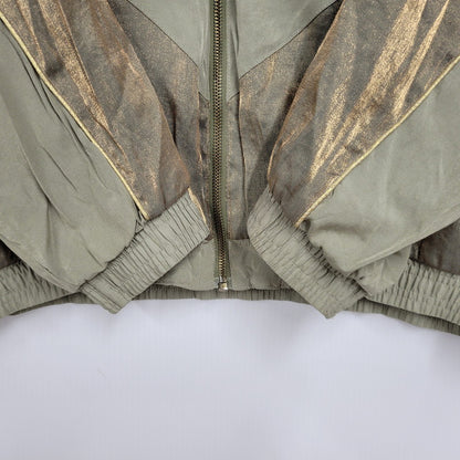 【中古品】【メンズ】 JANEVE RAYON TRACK JACKET レーヨン トラックジャケット 146-250806-as-23-izu サイズ：XL カラー：グリーン系 万代Net店