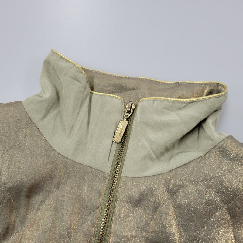 【中古品】【メンズ】 JANEVE RAYON TRACK JACKET レーヨン トラックジャケット 146-250806-as-23-izu サイズ：XL カラー：グリーン系 万代Net店