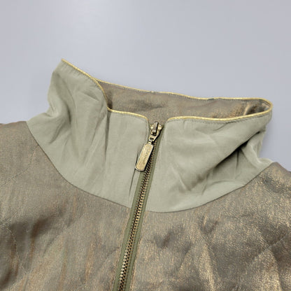 【中古品】【メンズ】 JANEVE RAYON TRACK JACKET レーヨン トラックジャケット 146-250806-as-23-izu サイズ：XL カラー：グリーン系 万代Net店