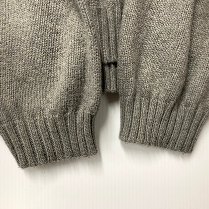 【中古品】【メンズ】 Polo by Ralph Lauren ポロバイラルフローレン COTTON KNIT SWEATER コットン ニット セーター ロゴ 刺繍 トップス 146-250805-ay-16-izu サイズ：XXL カラー：グレー 万代Net店