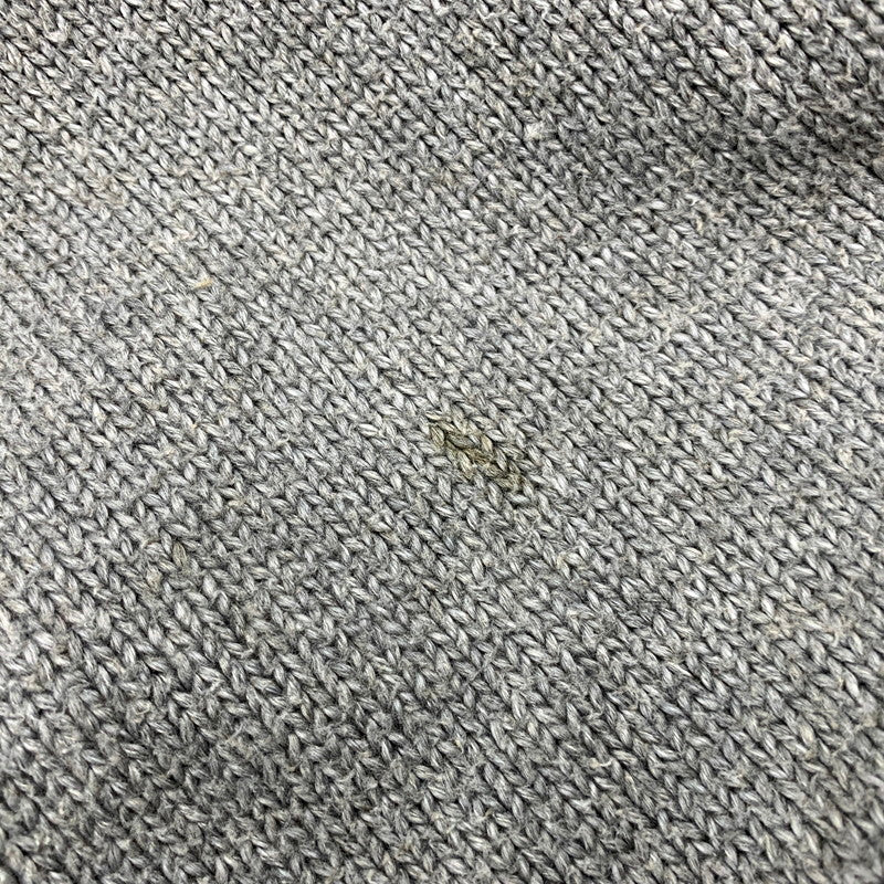 【中古品】【メンズ】 Polo by Ralph Lauren ポロバイラルフローレン COTTON KNIT SWEATER コットン ニット セーター ロゴ 刺繍 トップス 146-250805-ay-16-izu サイズ：XXL カラー：グレー 万代Net店