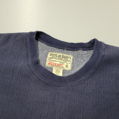 【中古品】【メンズ】 STEVE AND BARRY'S スティーブアンドバリーズ VIRGINIA SWEATSHIRT スウェットシャツ トレーナー 長袖 トップス 146-250806-as-29-izu サイズ：XL カラー：ネイビー 万代Net店