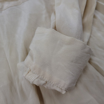 【中古品】【メンズ】 OLD FENDI オールド フェンディ イタリア製 LS OPEN COLLAR SHIRT 長袖 オープン カラー シャツ トップス 141-250805-rk-13-izu サイズ：不明 カラー：ベージュ 万代Net店