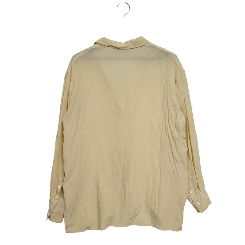 【中古品】【メンズ】 OLD FENDI オールド フェンディ イタリア製 LS OPEN COLLAR SHIRT 長袖 オープン カラー シャツ トップス 141-250805-rk-13-izu サイズ：不明 カラー：ベージュ 万代Net店
