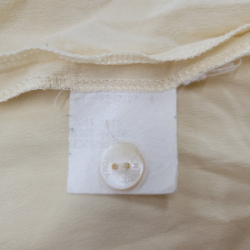 【中古品】【メンズ】 OLD FENDI オールド フェンディ イタリア製 LS OPEN COLLAR SHIRT 長袖 オープン カラー シャツ トップス 141-250805-rk-13-izu サイズ：不明 カラー：ベージュ 万代Net店