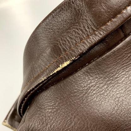 【中古品】【メンズ】 AMERICAN NOSTALGIA アメリカン ノスタルジア LEATHER SINGLE RIDERS JACKET レザー シングル ライダース ジャケット 145-250803-rk-10-izu サイズ：M カラー：ブラウン 万代Net店