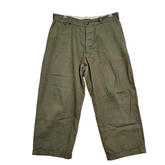 【現状渡し品】【メンズ】 WEARMASTERS ウエアマスターズ TROUSERS WORK PANTS トラウザーズ ワーク パンツ ボトムス 156-250806-as-34-izu サイズ：36 カラー：カーキ 万代Net店