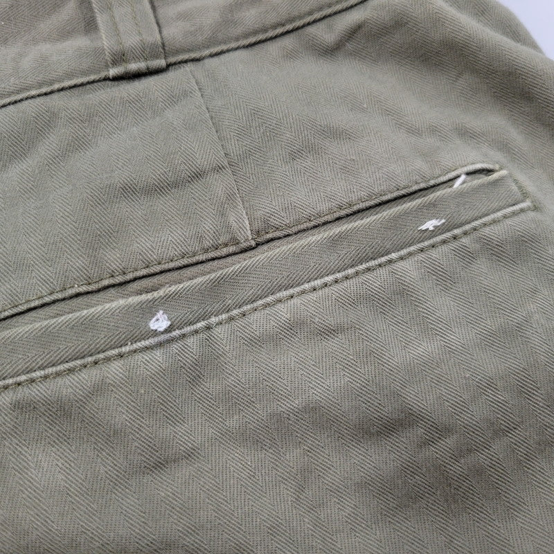 【現状渡し品】【メンズ】 WEARMASTERS ウエアマスターズ TROUSERS WORK PANTS トラウザーズ ワーク パンツ ボトムス 156-250806-as-34-izu サイズ：36 カラー：カーキ 万代Net店