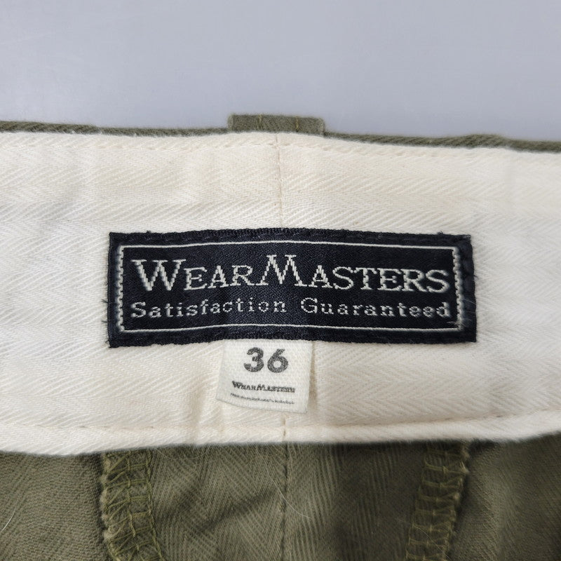 【現状渡し品】【メンズ】 WEARMASTERS ウエアマスターズ TROUSERS WORK PANTS トラウザーズ ワーク パンツ ボトムス 156-250806-as-34-izu サイズ：36 カラー：カーキ 万代Net店