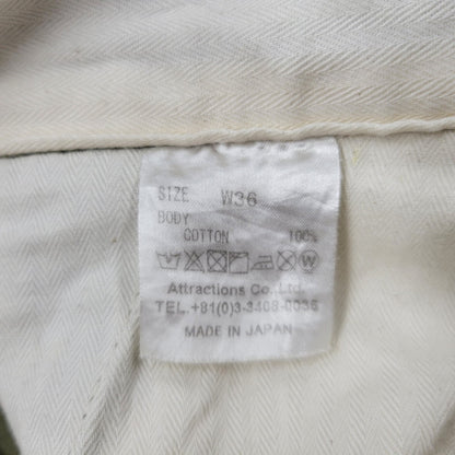 【現状渡し品】【メンズ】 WEARMASTERS ウエアマスターズ TROUSERS WORK PANTS トラウザーズ ワーク パンツ ボトムス 156-250806-as-34-izu サイズ：36 カラー：カーキ 万代Net店