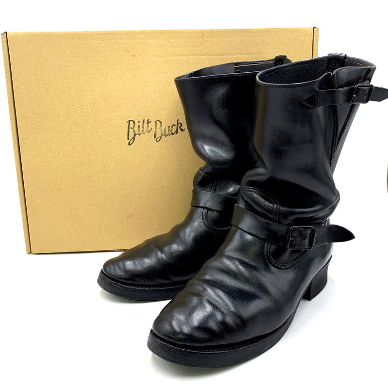 【中古品】 BILTBUCK ビルトバック LOT:603 THE PIONEER ENGINEER BOOTS 靴 エンジニア ブーツ パイオニア 164-250805-rk-04-izu サイズ：２７cm カラー：ブラック 万代Net店