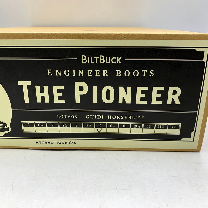 【中古品】 BILTBUCK ビルトバック LOT:603 THE PIONEER ENGINEER BOOTS 靴 エンジニア ブーツ パイオニア 164-250805-rk-04-izu サイズ：２７cm カラー：ブラック 万代Net店