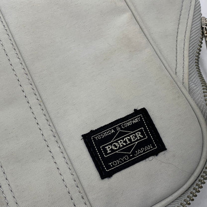 【現状渡し品】【メンズ/レディース】 PORTER ポーター NEW ELEGANT BRIEF CASE ニュー エレガント ブリーフ ケース カバン バッグ 鞄 188-250808-ya-04-izu カラー：ライトグレー 万代Net店