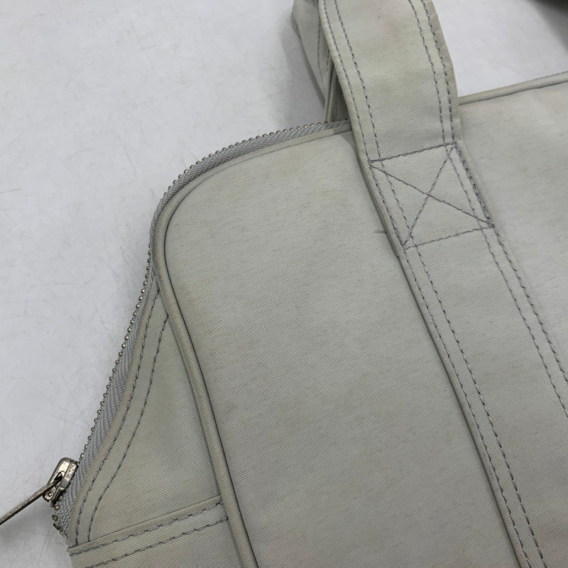 【現状渡し品】【メンズ/レディース】 PORTER ポーター NEW ELEGANT BRIEF CASE ニュー エレガント ブリーフ ケース カバン バッグ 鞄 188-250808-ya-04-izu カラー：ライトグレー 万代Net店