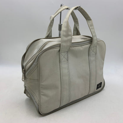 【現状渡し品】【メンズ/レディース】 PORTER ポーター NEW ELEGANT BRIEF CASE ニュー エレガント ブリーフ ケース カバン バッグ 鞄 188-250808-ya-04-izu カラー：ライトグレー 万代Net店