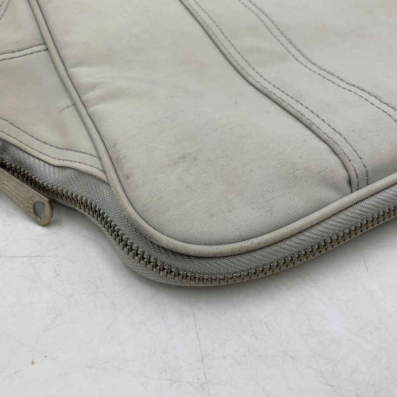 【現状渡し品】【メンズ/レディース】 PORTER ポーター NEW ELEGANT BRIEF CASE ニュー エレガント ブリーフ ケース カバン バッグ 鞄 188-250808-ya-04-izu カラー：ライトグレー 万代Net店