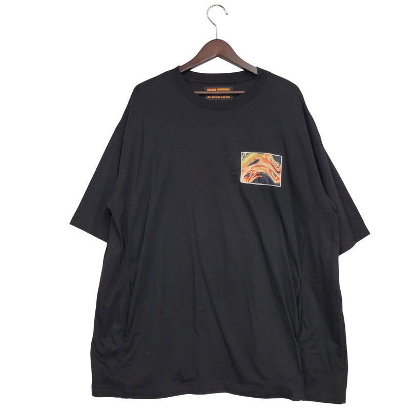 【中古品】【メンズ】 DIET BUTCHER SLIM SKIN ダイエットブッチャースリムスキン ×KOSUKE KAWAMURA LIMITED EDITION SS TEE 限定版 Tシャツ 半袖 トップス 141-250805-rk-12-izu サイズ：2 カラー：ブラック 万代Net店