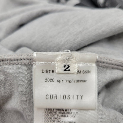 【中古品】【メンズ】 DIET BUTCHER SLIM SKIN ダイエットブッチャースリムスキン ×KOSUKE KAWAMURA×BRING LIMITED EDITION SS TEE 限定版 Tシャツ トップス 半袖 141-250805-rk-10-izu サイズ：2 カラー：グレー 万代Net店