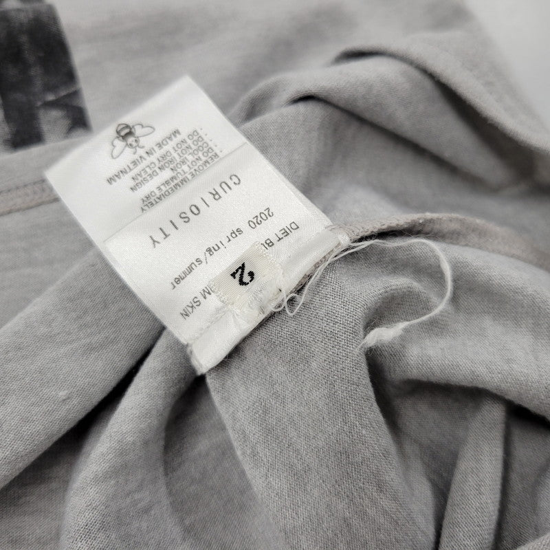 【中古品】【メンズ】 DIET BUTCHER SLIM SKIN ダイエットブッチャースリムスキン ×KOSUKE KAWAMURA×BRING LIMITED EDITION SS TEE 限定版 Tシャツ トップス 半袖 141-250805-rk-10-izu サイズ：2 カラー：グレー 万代Net店