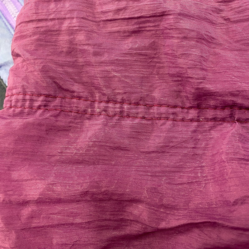 【中古品】【メンズ】 OLD ADIDAS オールド アディダス HALF ZIP HOODIE ハーフジップ フーディ パーカー 長袖 トップス 146-250806-as-36-izu サイズ：F 174 カラー：ネイビー×パープル 万代Net店