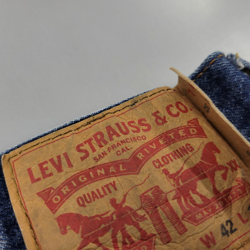 【中古品】【メンズ】 Levi's リーバイス 501 DENIM PANTS 00501-0194 デニムパンツ エジプト製 ジーンズ ボトムス 157-250806-as-35-izu サイズ：42×32 カラー：インディゴ 万代Net店