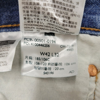 【中古品】【メンズ】 Levi's リーバイス 501 DENIM PANTS 00501-0194 デニムパンツ エジプト製 ジーンズ ボトムス 157-250806-as-35-izu サイズ：42×32 カラー：インディゴ 万代Net店
