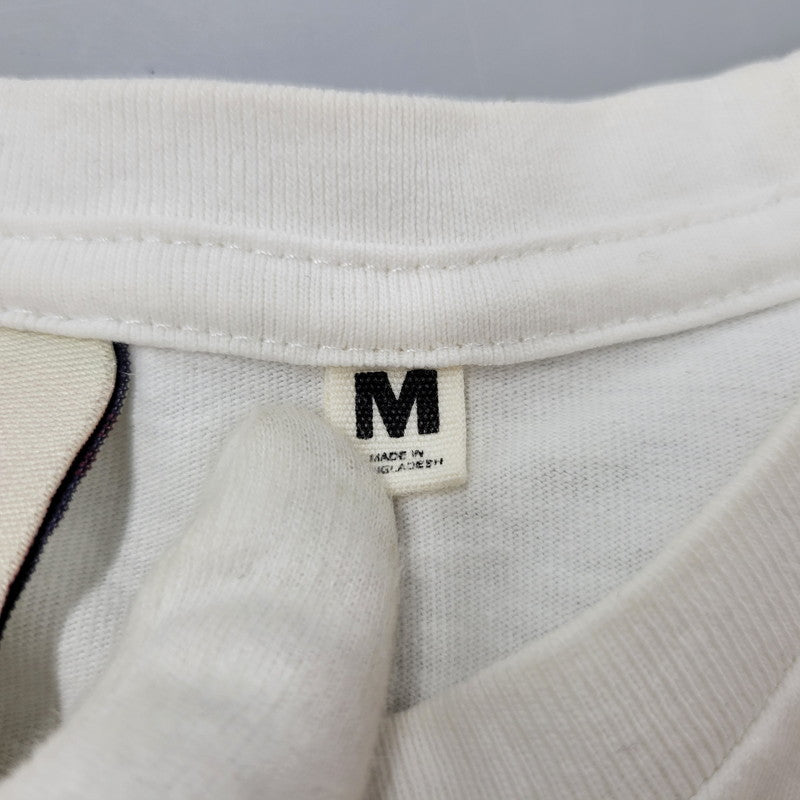 【中古品】【メンズ】 DEUS EX MACHINA デウス・エクス・マキナ RECORDS LS TEE Tシャツ トップス 長袖 ロンT 142-250805-rk-11-izu サイズ：M カラー：ホワイト 万代Net店