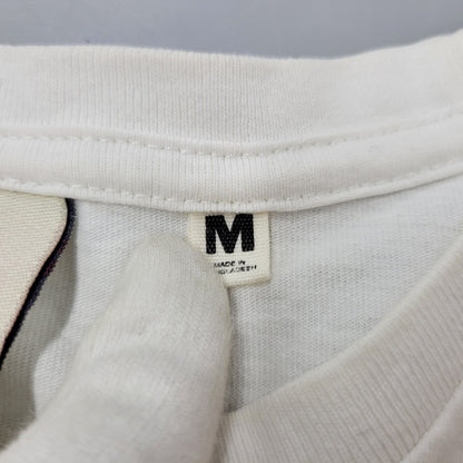 【中古品】【メンズ】 DEUS EX MACHINA デウス・エクス・マキナ RECORDS LS TEE Tシャツ トップス 長袖 ロンT 142-250805-rk-11-izu サイズ：M カラー：ホワイト 万代Net店