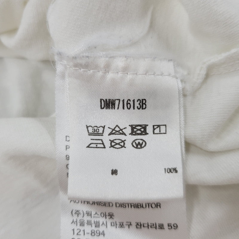 【中古品】【メンズ】 DEUS EX MACHINA デウス・エクス・マキナ RECORDS LS TEE Tシャツ トップス 長袖 ロンT 142-250805-rk-11-izu サイズ：M カラー：ホワイト 万代Net店