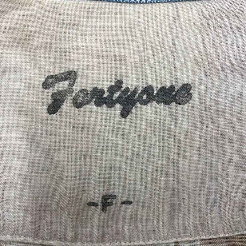 【現状渡し品】【メンズ】 USED CHAMBRAY WORK JACKET シャンブレー ワークジャケット 146-250807-as-25-izu サイズ：F カラー：ブルー 万代Net店