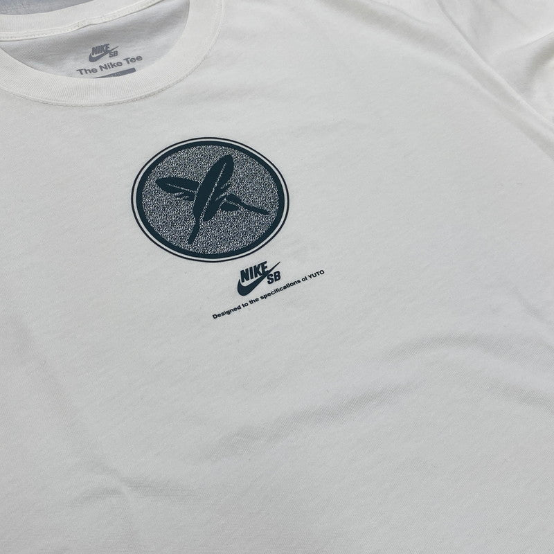 【中古品】【メンズ】 NIKE SB ナイキエスビー × YUTO HORIGOME 堀米雄斗 SKATEBOARD TEE FN0670-101 スケートボード Tシャツ 半袖 トップス 148-250807-as-29-izu サイズ：S カラー：ホワイト系 万代Net店