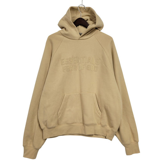 【中古品】【メンズ】 FOG ESSENTIALS フィアオブゴッド エッセンシャルズ PULLOVER HOODIE プルオーバーフーディー トップス パーカー 長袖 142-250804-ma-06-izu サイズ：S カラー：BEIGE 万代Net店