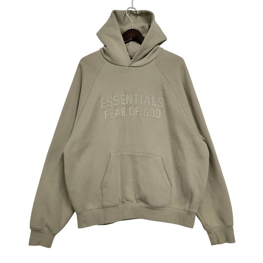 【中古品】【メンズ】 FOG ESSENTIALS フィアオブゴッド エッセンシャルズ PULLOVER HOODIE プルオーバーフーディー トップス パーカー 長袖 142-250804-ma-05-izu サイズ：S カラー：KHAKI 万代Net店