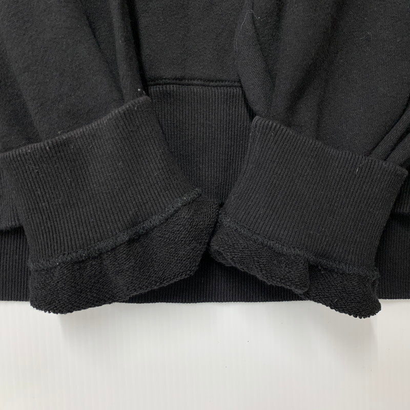 【中古品】【メンズ】 EXAMPLE エグザンプル GOD BLESS YOU ゴッド ブレス ユー BIG PRINT ビッグ プリント HOODED フーデッド SWEATSHIRT スウェットシャツ トップス パーカー 142-250806-ya-05-izu サイズ：XXL カラー：BLACK 万代Net店