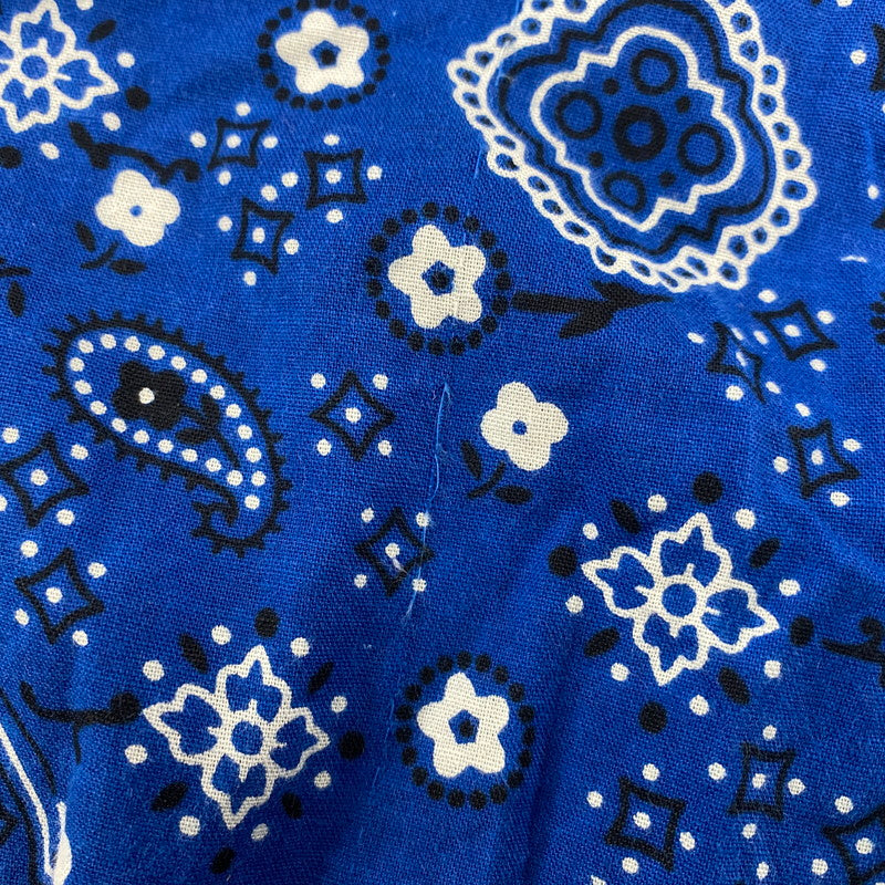 【中古品】【メンズ】 SUGAR CANE シュガーケーン PAISLEY LS BD SHIRT ペイズリー ロングスリーブ ボタンダウン シャツ 長袖 トップス 145-250806-as-39-izu サイズ：M カラー：ブルー系 万代Net店