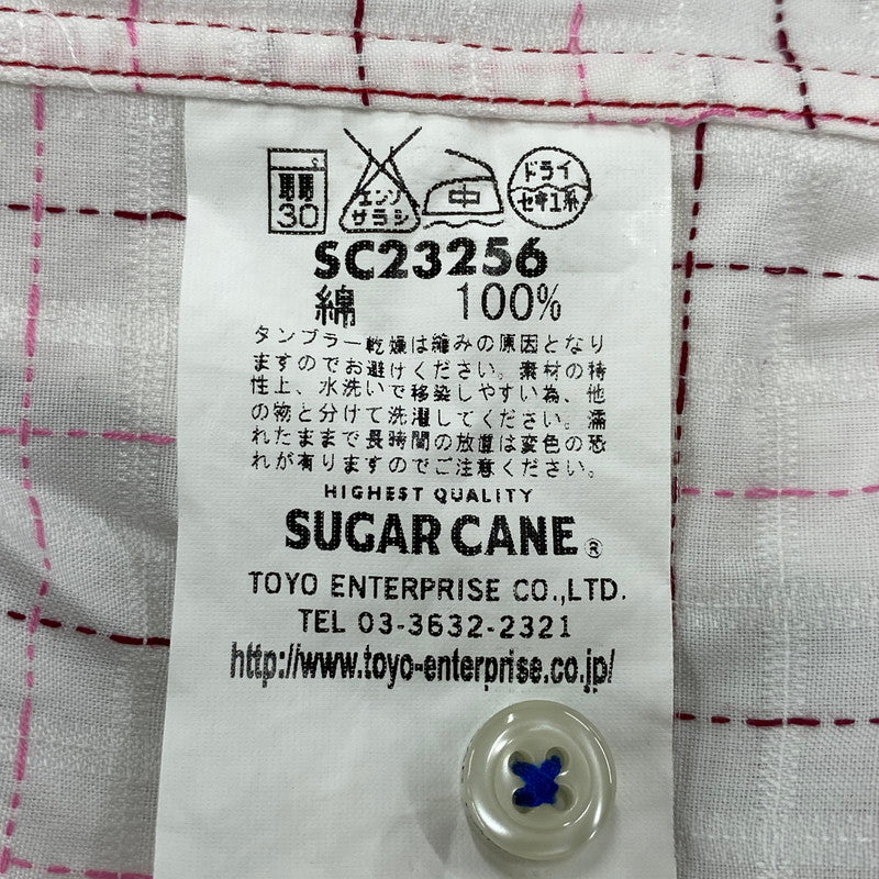 【中古品】【メンズ】 SUGAR CANE シュガーケーン LS SHIRT SC23256 ロングスリーブ シャツ 長袖 トップス 145-250806-as-42-izu サイズ：M カラー：ホワイト系 万代Net店
