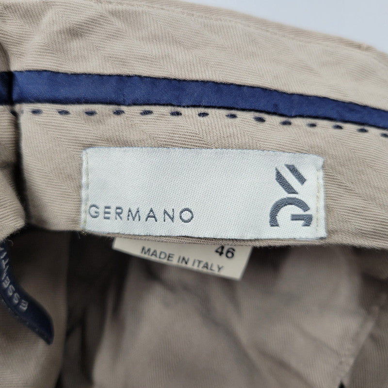 【中古品】【メンズ】 GERMANO ジェルマーノ PANTS 2147 パンツ イタリア製 ボトムス 152-250808-as-25-izu サイズ：46 カラー：カーキ 万代Net店