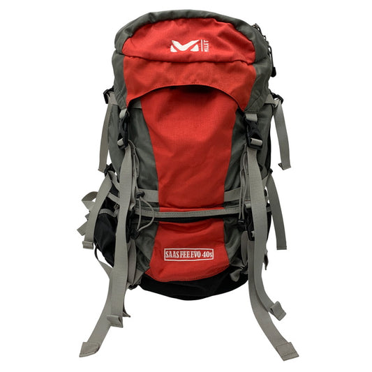 【中古品】【メンズ/レディース】 MILLET ミレー MIS0113 SAAS FEEEVO 40S BACKPACK カバン リュック リュックサック バックパック 188-250807-rk-03-izu カラー：レッド×ブラック×グレー 万代Net店