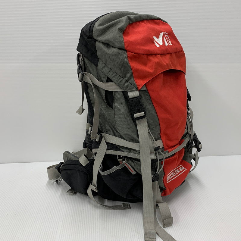 【中古品】【メンズ/レディース】 MILLET ミレー MIS0113 SAAS FEEEVO 40S BACKPACK カバン リュック リュックサック バックパック 188-250807-rk-03-izu カラー：レッド×ブラック×グレー 万代Net店